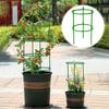 3/6/9/12Sets Plant Support Pile Stand Flowers Plant Arrangement Fixing Rod Plants Stake for Garden Supplies Home Yard Planting