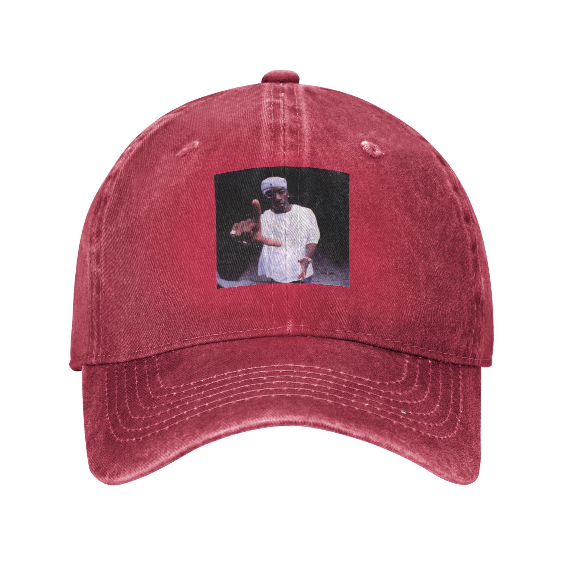 Big L Commuting Versatile Baseball cap Uv Protection Outdoor Unisex Denim Hat One Size