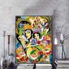 Diamond Painting Snow White Cubist Style Group Portrait Art Painting Cute DIY Rhinestone Mosaic Cross Stitch Kit Embroidery Gift HomeDecoration
