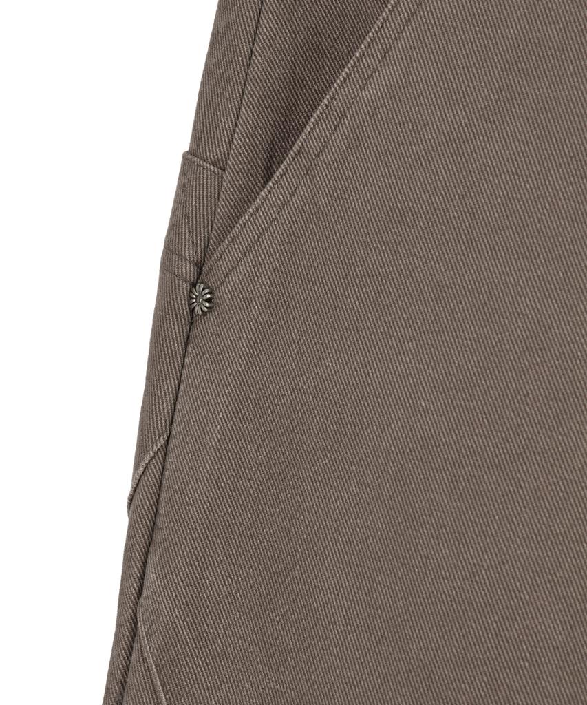Dandel Dd 10S Structure Balloon Chino Pants (Dark Mocha)