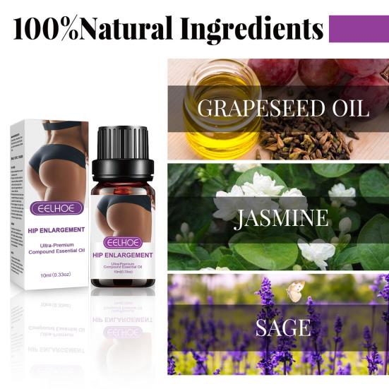 10ml Butt Lift Oil Effective Long Lasting Deeply Penetrating Hip Enlargement Essential Oil for Girl