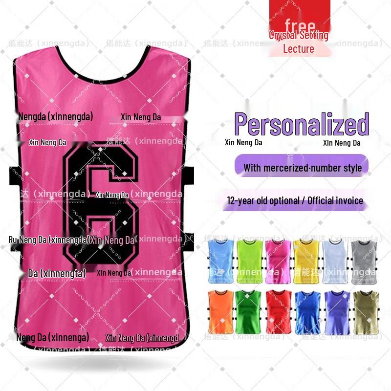 Numbered Training Scrimmage Vest