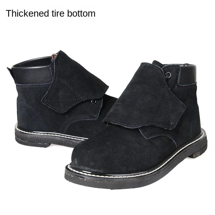 

Обувь на подошве из шин, защитная обувь с защитой от ударов и проколов, защитная обувь для сварщиков с высоким голенищем 37