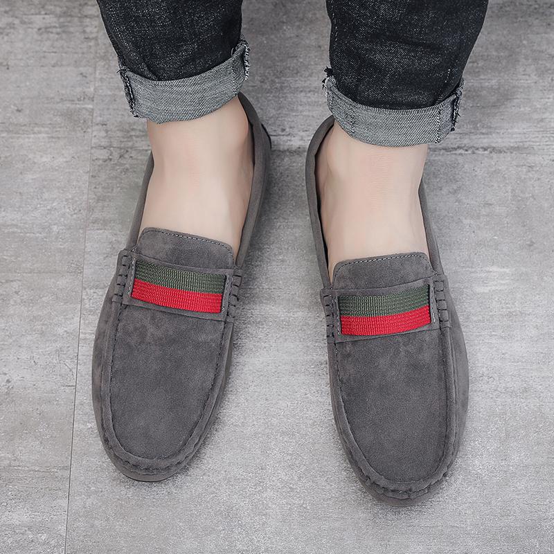 Men's Outdoor Ultra-light Casual Shoes Business Driving Shoes Toe Shoes