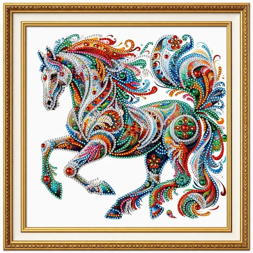 1 Set 5D Diamond Sticker Self-Adhesive Diamond Art Kits DIY Diamond Painting  Wall Art