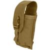 CONDOR Magazine Pouch, Fits M4/M16 and Other Models, Holds 2 Magazines, Coyote Brown, 191128