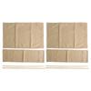 Space Saving Foldable Canvas Chair Seat Covers for Director Chairs Set of 2