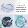 40oz Replaceble Tumbler Flip Straw Lid for Quencher Straw Lid Replacement Fit for HydroJug Traveler