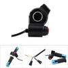   Throttle Grips 3 Speed With LED Display Screen Handle For Electric Bike (golden)
