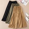 2025 Summer Plus Size Long Pants Women Elastic Casual Harem Pants High Waist Pleated Loose Basic Trousers Wide Leg Pants 5XL