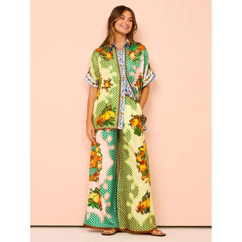 

Fashion Independent Station Fashion Stylish Print Tether Short Sleeve Color S