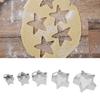 5pcs Stainless Steel Cookie Cutter Set Food-Grade Stainless Steel Cookie Cutters  Christmas