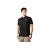 Li-Ning Comfortable Versatile Simple Solid Color Short Sleeve T-Shirt Men Tops Black ATSU577-1