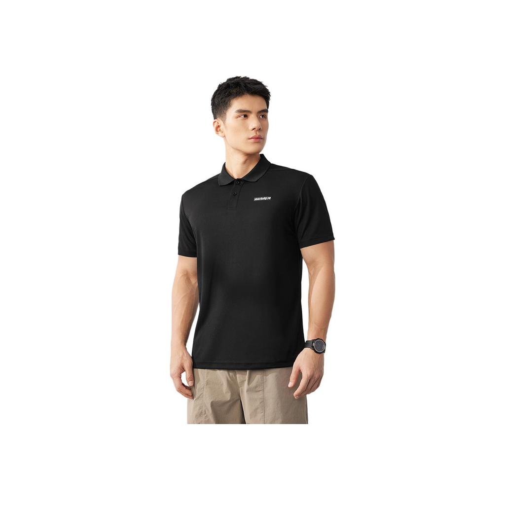 Li-Ning Comfortable Versatile Simple Solid Color Short Sleeve T-Shirt Men Tops Black ATSU577-1