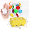 1Box 12 Easter Eggs Matching Toys For Early Childhood Education And Development.