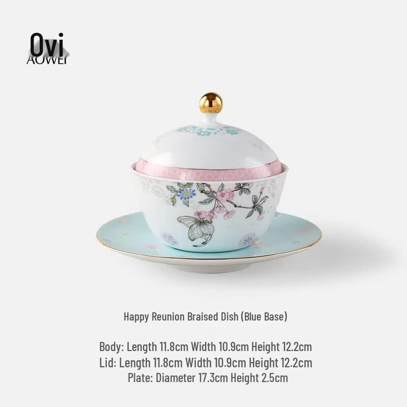Aowei High Borosilicate Glass Steaming Pot with Lid