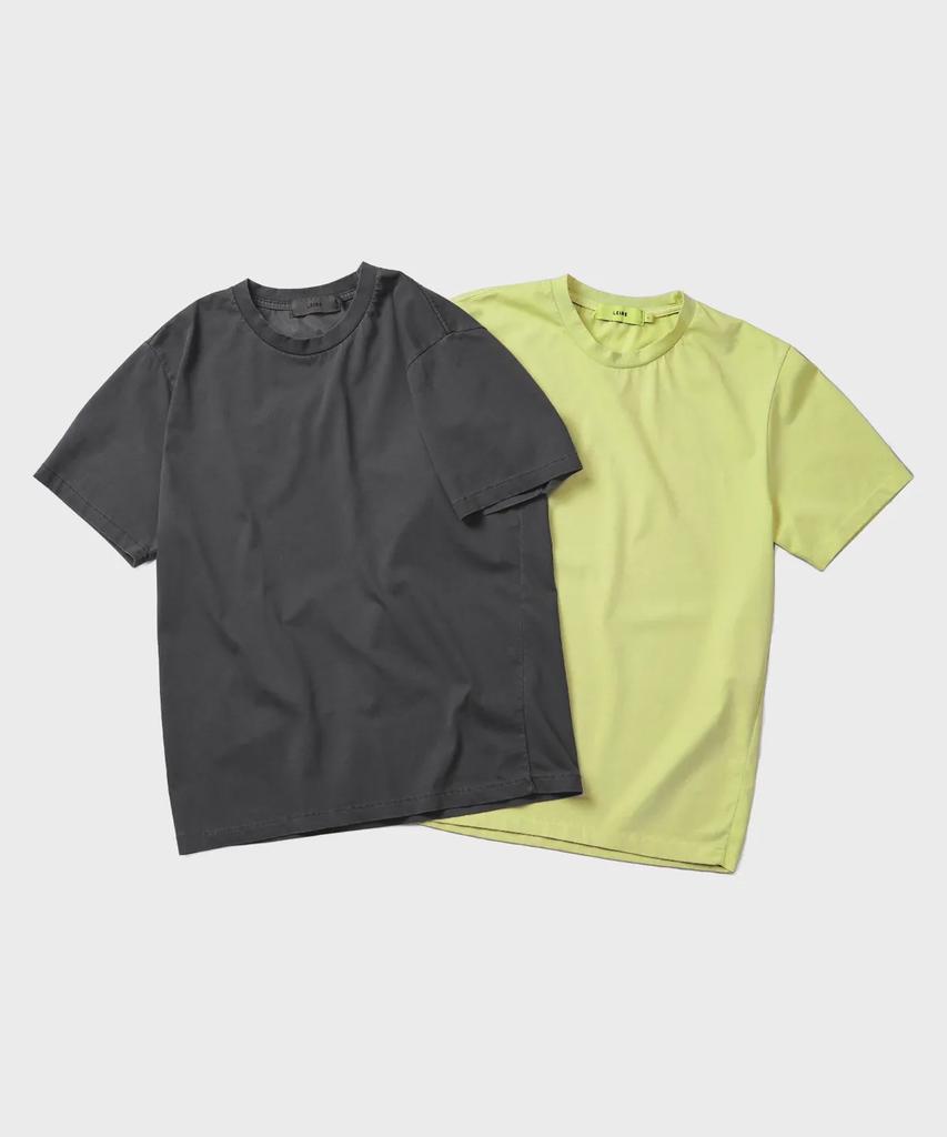 LEIRE 90S Vintage Fit Pigment T-Shirt (6 Colors) (Type A)
