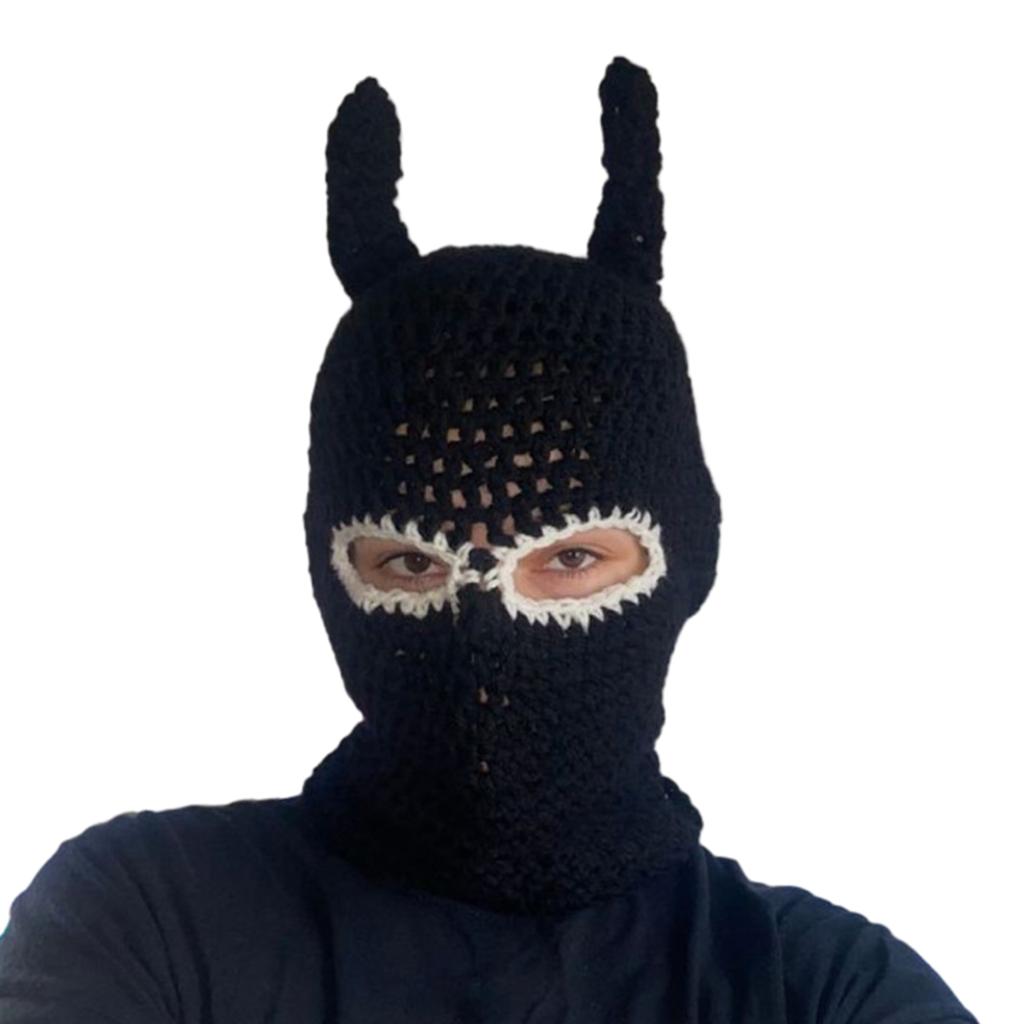 Girls Knit Beanie Hat Easter Photo Prop Cute Devil Horn Hat Costume Y2K Easter Horn Decorations Winter Knitted Hats