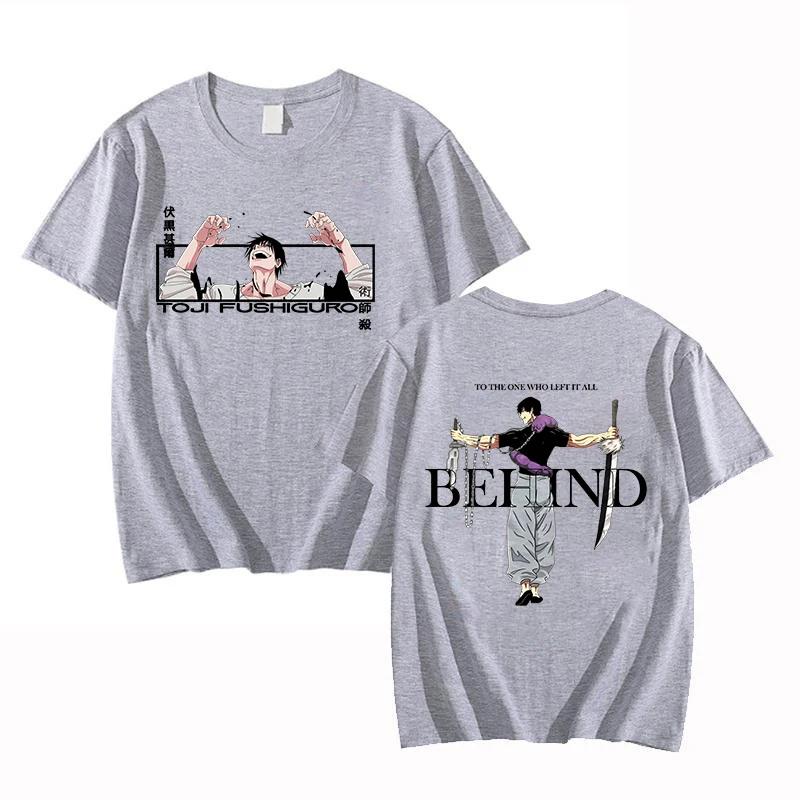 2026 Nové Anime Tričko Dámské a Pánské Tričko Fushiguro Toji Cosplay Oblečení Streetwear Tričko Topy