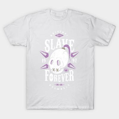 T Shirt Women Slave Forever Harajuku Print Kawaii Tshirt Summer Short Sleeve Female T-Shirt Top Tee