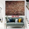 1pc Retro Industrial Red Brick Wall Background - Realistic Brick Texture Background Banner Birthday Party Decoration