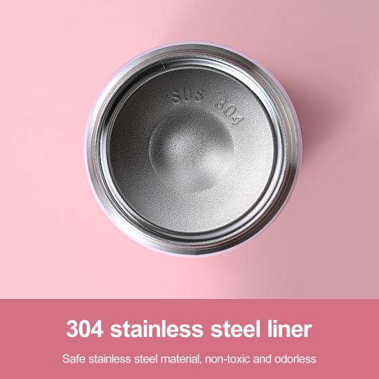 Mini termohrnek s kapacitou 260 ml Nepropustná izolovaná nerezová poměděná izolační nádoba Chladicí nádoba na potraviny