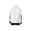 Li Ning Badminton Series Text Logo Printed Quick-Dry Breathable Round Neck Short Sleeve T-Shirt Unisex T-Shirts White AHSU455-2