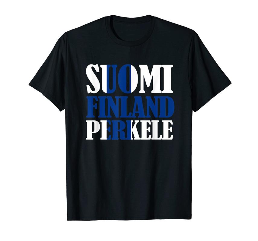 Flag of Finland Suomi Vintage Retro Ice Hockey Skull 100 Cotton T shirts Jersey Men Women Flag TShirt Tees For Fans Gift S