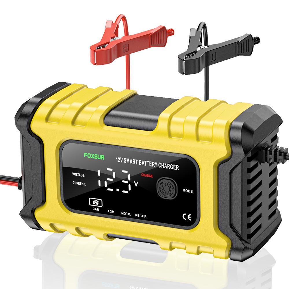 Умное зарядное устройство для мотоциклетных и автомобильных аккумуляторов 12В 6А с многорежимным восстановлением AU version