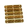 2 pcs Long Heavy Duty Golden Mini Cabinet Hardware Jewelry Box Hinge Hinges Furniture Fittings