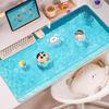 Nieuwe Leuke Crayon Shinchan Antislip Leer Muismat Extra Grote Bureau Mat Leuke Kantoor Toetsenbord Mat Schrijftafel Mat voor Meisjes