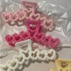 Colorful Love Hair Clip Hollow Shark Clip Personalized Heart Hair Claw  Travel