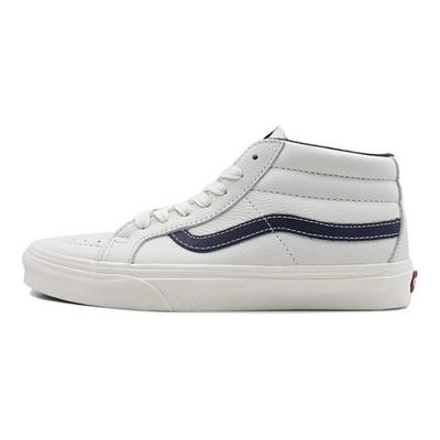 Sk8 Casual Mid-Top Skate Shoes Unisex Sneakers White Blue VN0A3MV8FS8