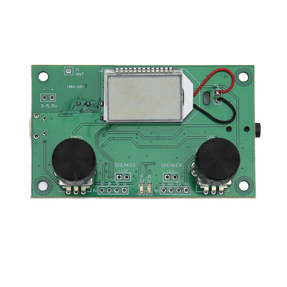Adjustable Frequency FM Receiver Module Automatic Search Digital FM Receiver  for LCD Display
