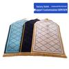 Cross-Border Prayer Carpet Flannel Floor Mat - Irregular Shape, Custom Print, Thick Cushion for Living Room