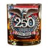 America 250 Years Anniversary Liquor Bottle Hand-blown Glassware America 250th Patriotic Eagle Cup Whiskey Glasses Rotating Cup
