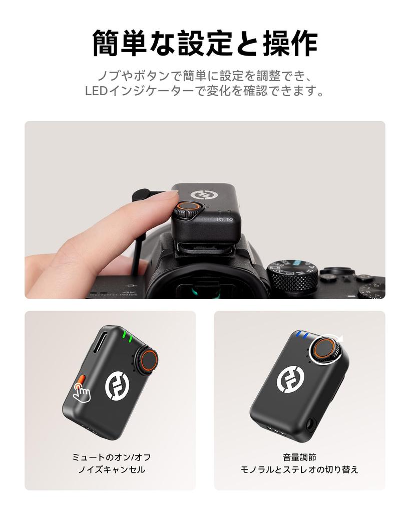 Hollyland Lark M2S USB Version DGP Gold Award Wireless Titanium Wireless Lavalier Noise Battery Life for and for and PC Type-C [2025 Winner] (USB-C