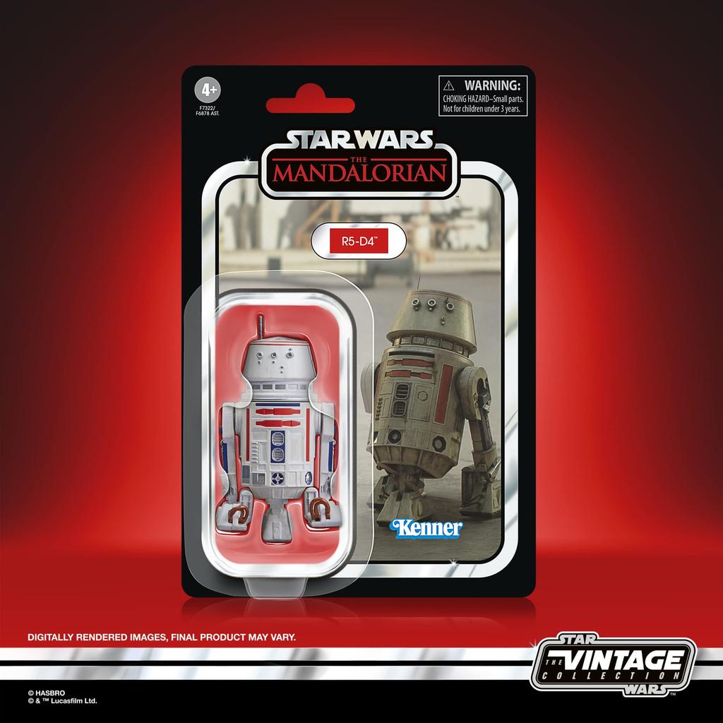 Star Wars Vintage Collection R5-D4, The Mandalorian 3.75-inch Collectible Action Figure for Ages 4 and Up