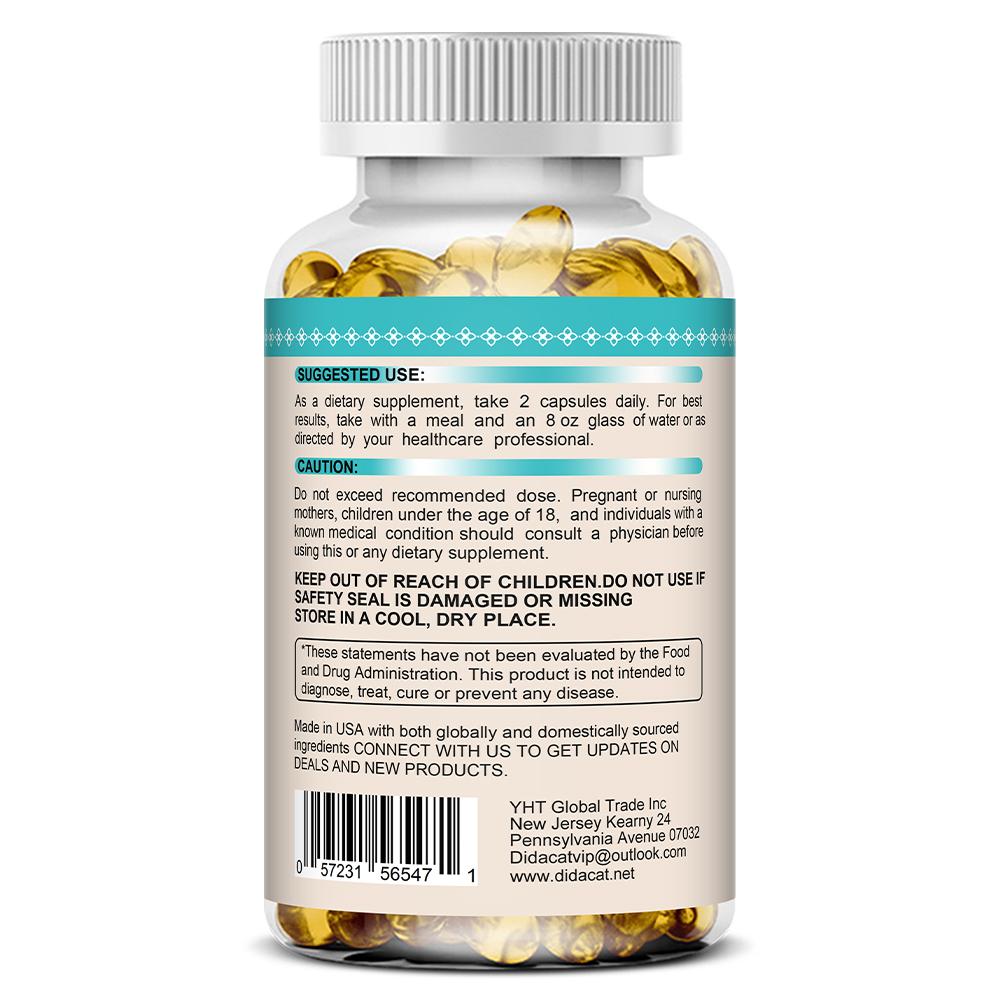 Omega-3 1000 Mg Per Serving From Fish Oil, Dietary Supplement, 120 Capsules Per Bottle