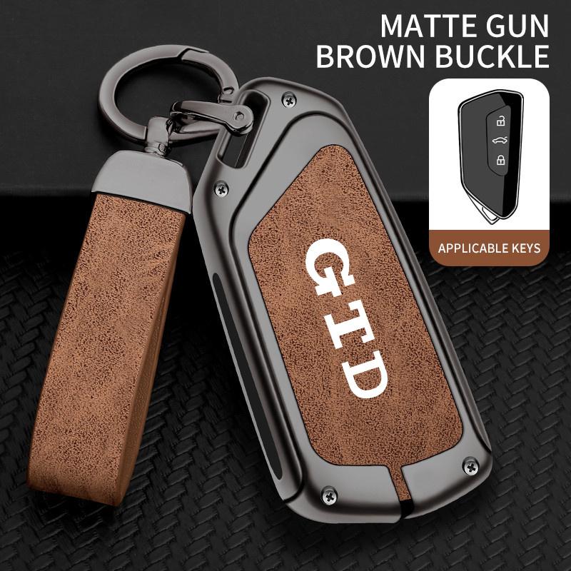 For VW VOLKSWAGEN 2026 New Zinc Alloy Car Key Cover Case Holder Shell Key Bag Protection For VW Volkswagen GTD GOLF 4 5 6 7 MK7