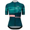 Abbigliamento da Ciclismo da Donna Estivo Manica Corta Set Maglia da Ciclismo Traspirante Mountain Bike Abbigliamento da Ciclismo Triathlon Uniforme da Bici
