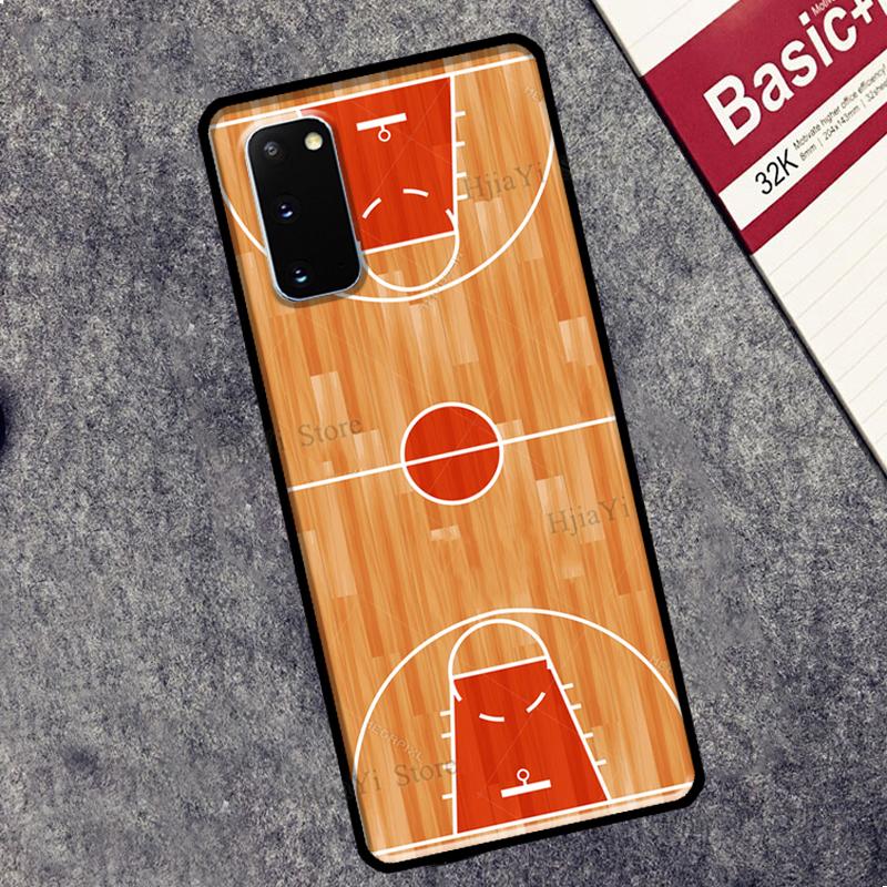 

Чехол с изображением баскетбольной площадки для Samsung Galaxy S21 Ultra S9 S10 S22 Plus Note 10 Note 20 Ultra S20 FE, задняя крышка Note 20 Ultra