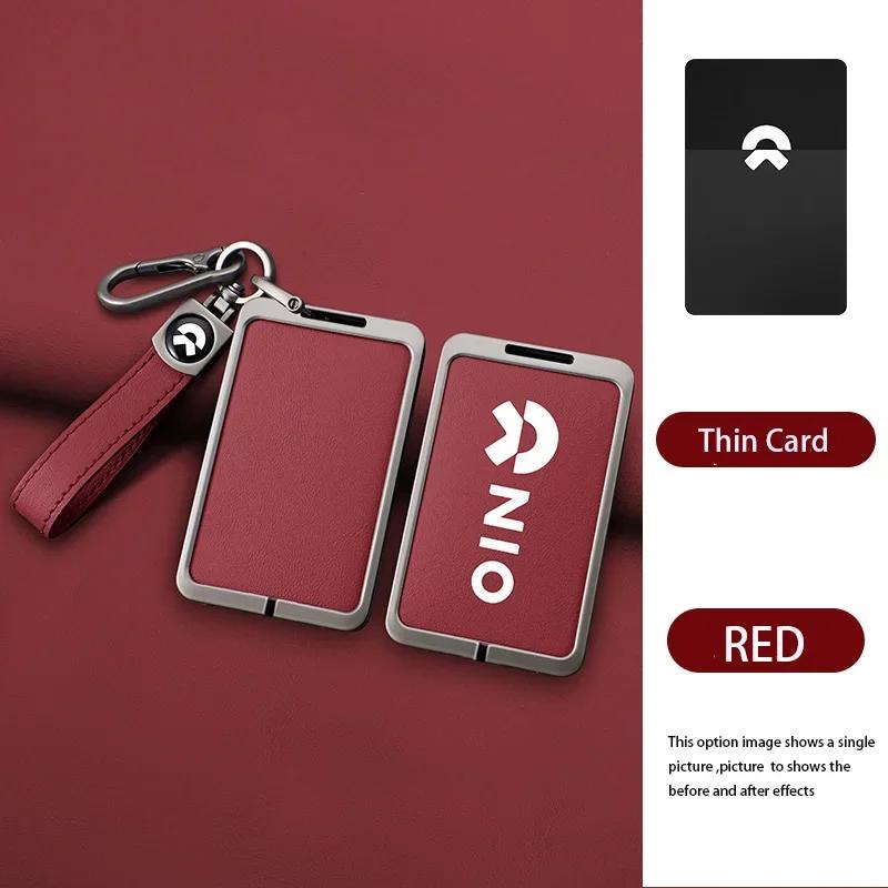 Zinc Alloy Auto Intelligent Nfc Card Key Fob Cover Case Fit For Wei Lai Nio Et5 Et7 Es7 Ec7 Es6 Es8 Ec6 Protector Mount Housing Auto Accessories