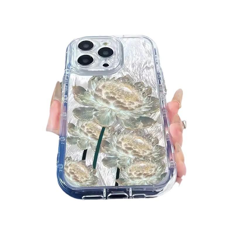 For Apple 16 Mobile Phone Case for IPhone15Promax New 14PRO Feather Yarn Ip13 Cream 11 Anti-fall/12