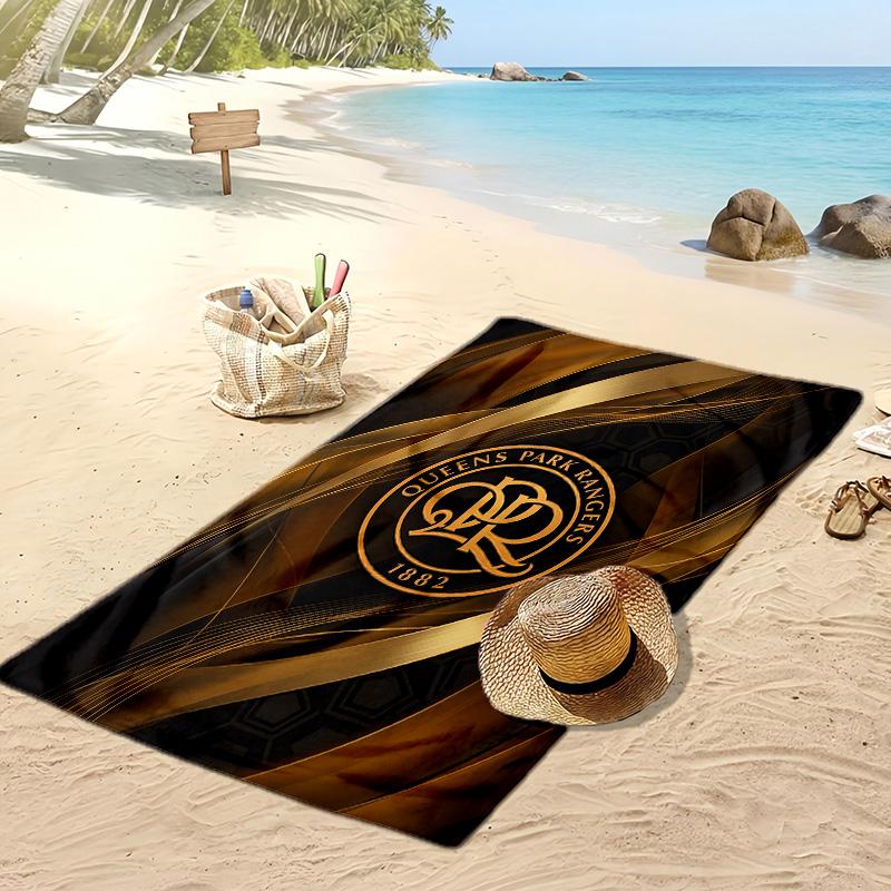 Queens Park Rangers Fußball Druck Strandtuch, Großes Weiches Schnelltrocknendes Handtuch für Strand Camping Schwimmen