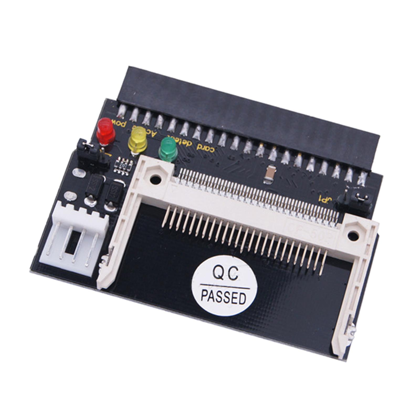 

Compact Flash to IDE Adapter 40 Pin Flash Compact Flash Card to 2.54mm Female 40 Pin IDE Hard Drive Converters Module Female Hard Drive Module A