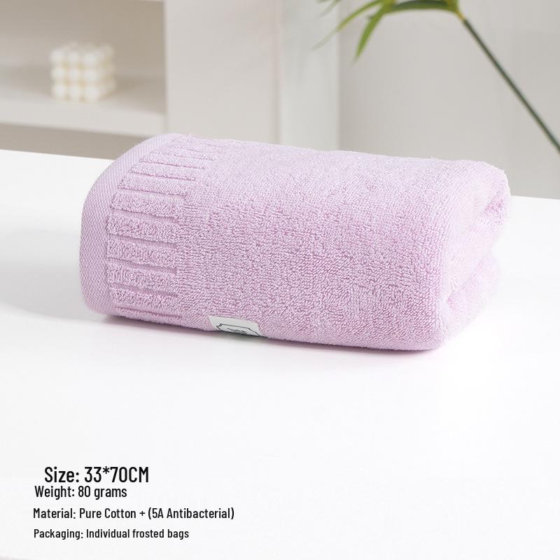 Antibakterielle reine Baumwolle einzeln verpackte Handtücher - Saugfähige Gesichts- & Badetücher für Erwachsene, Männer & Frauen