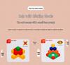 Wooden 3D Puzzle Cube: Children's Educational Space Blocks for Math and Building Fun