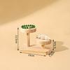 Wood Walnut Jewelry Rack Multi Round Versatile Desktop Display Stand Multi-layer Stepped Plant Display Rack Ornaments Display