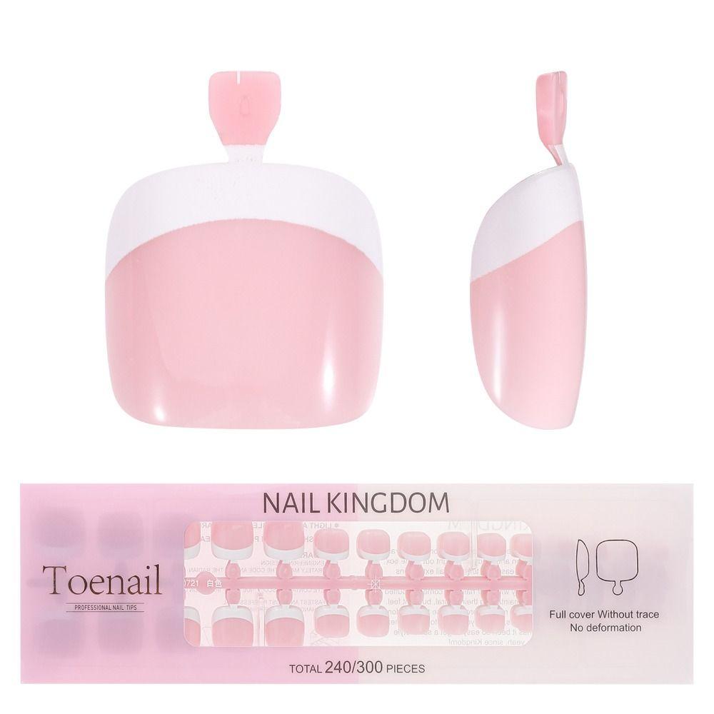 

240 шт., 15 размеров, накладные ногти с французским кончиком, предварительно нанесенная грунтовка и базовое покрытие, художественные подарки для женщин «сделай сам»